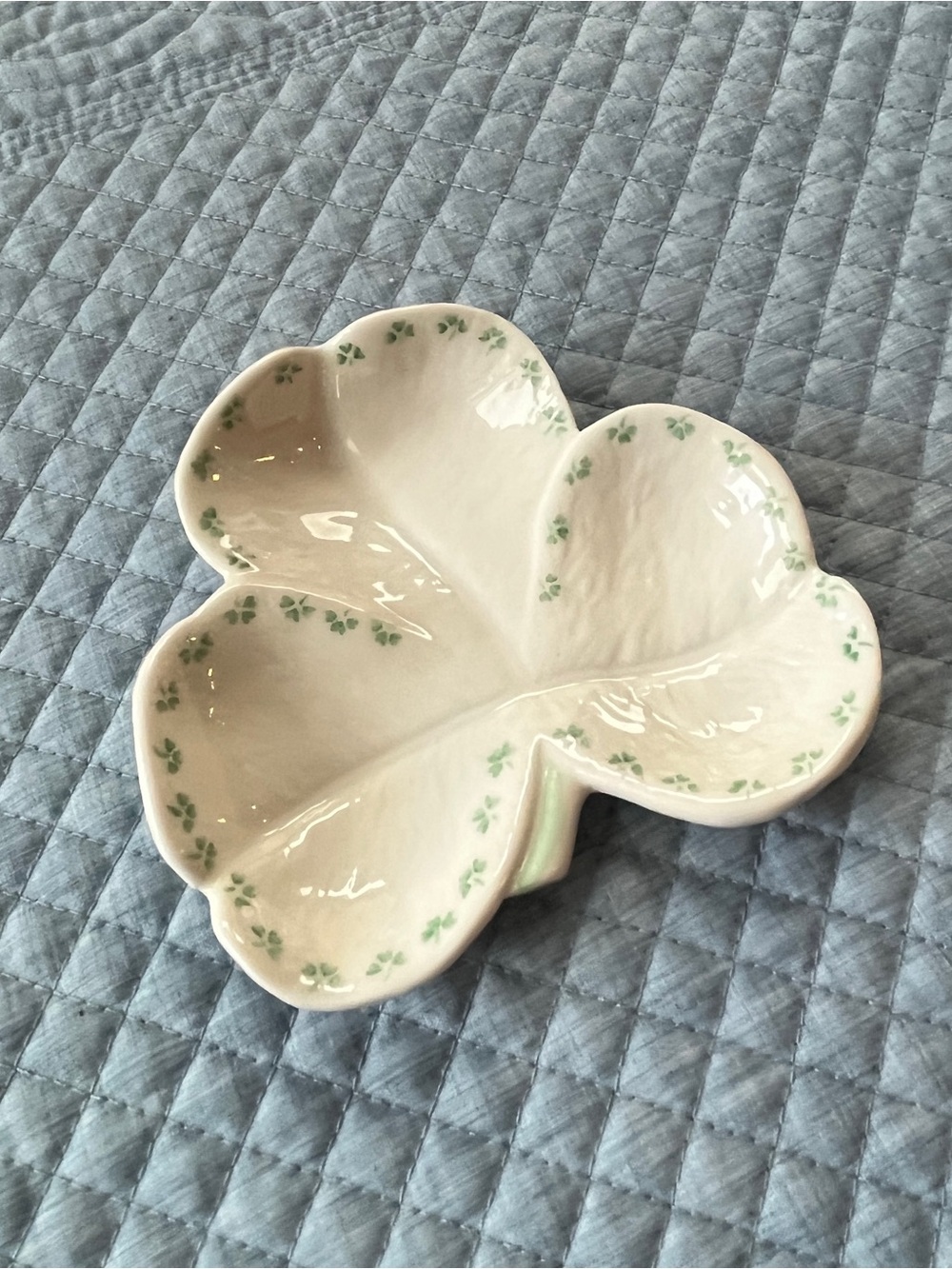 Three-lobed Shamrock Shape Trinket Dish